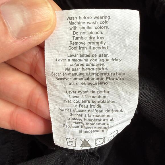 Cherokee Cargo Scrub Pants Sz M Black Medical Clinic Hospital Lab Uniform WW190 - Picture 11 of 11